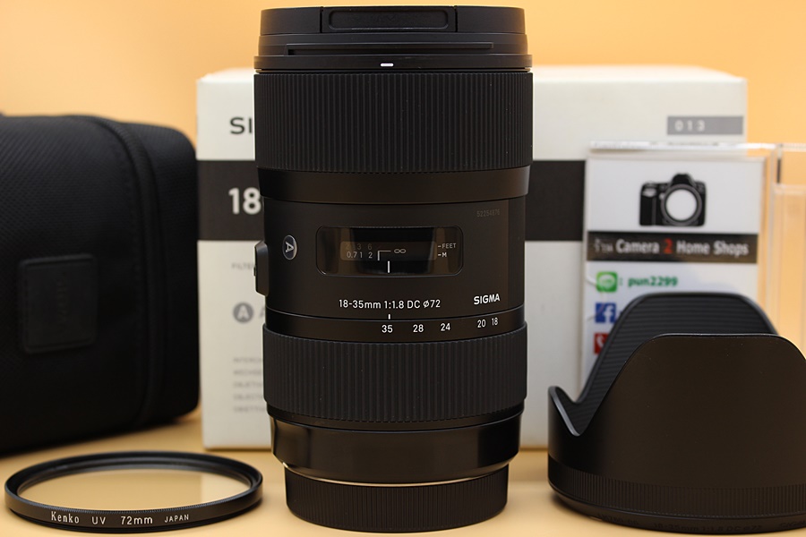 ขาย Lens Sigma 18-35mm f/1.8 ART (For Canon) อดีตประกันร้าน สภาพสวย ไร้ฝ้า รา ตัวหนังสือคมชัด อุปกรณ์ครบกล่อง แถมFilter  อุปกรณ์และรายละเอียดของสินค้า 1.Le